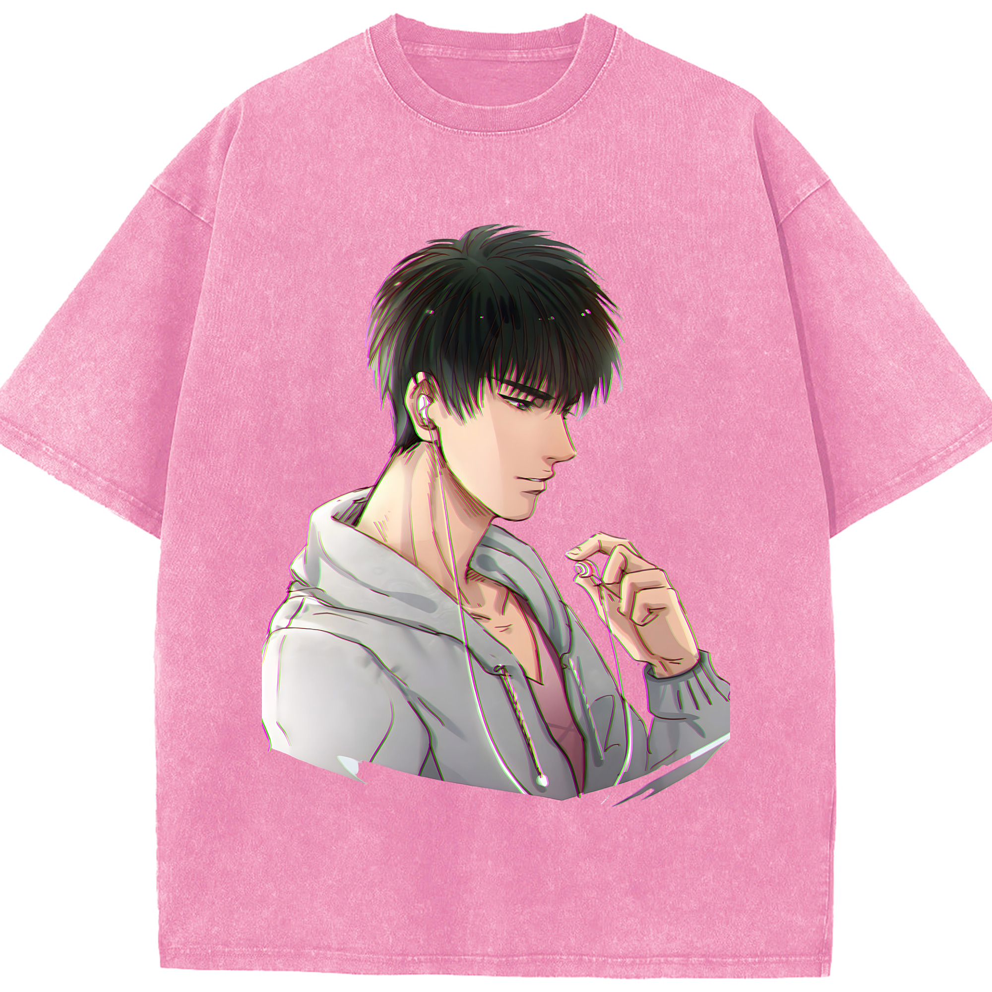 （画像用） SLAM DUNK／スラムダンク 綿100% ヴィンテージ風 半袖Tシャツ（フロントプリント）